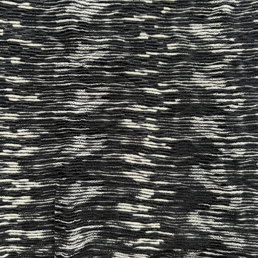 M Missoni Knit Sweater Dress Sz Med‎ Black Black Space Dye Italy Tunic - Picture 3 of 8